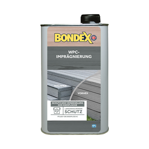 BONDEX WPC-Imprägnierung - Schutz für WPC Verbundwertstoff.